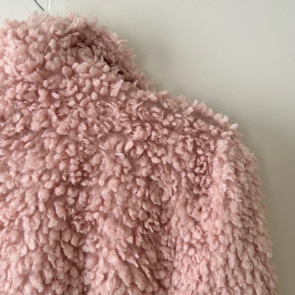 Love Chemiztry Pink Sherpa Faux Fur Fuzzy Teddy Jacket - Picture 12 of 16